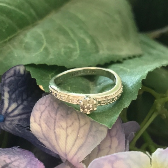 Bradford Exchange 925 Diamond Ring - Picture 2 of 8